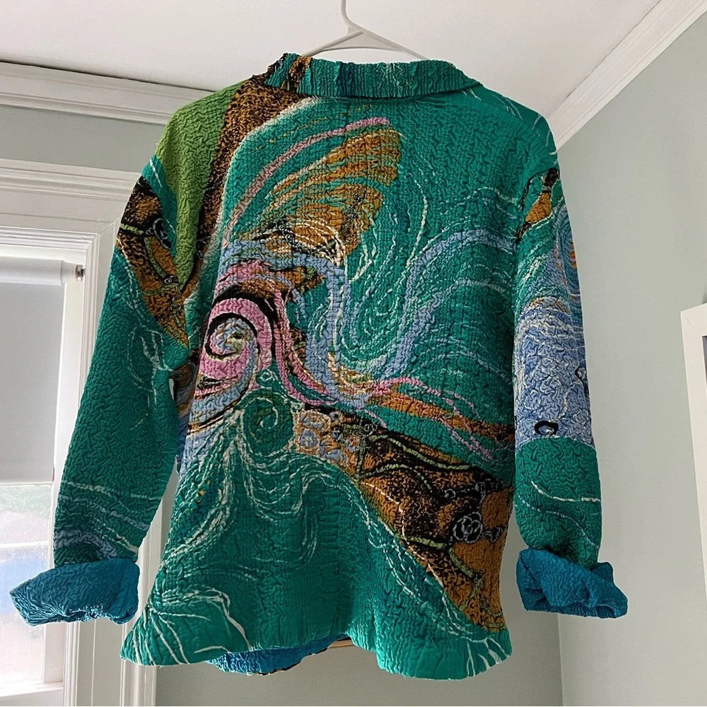 Colorful button up - Picture 2 of 2